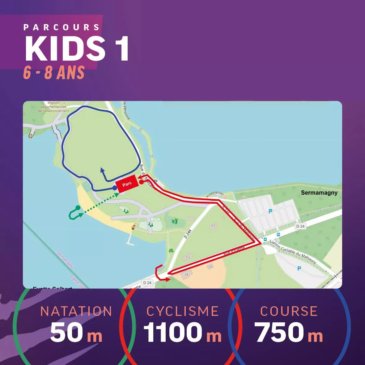 parcourskids1 - Triathlon du Lion